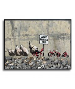 Banksy plakat w ramie - Kraby