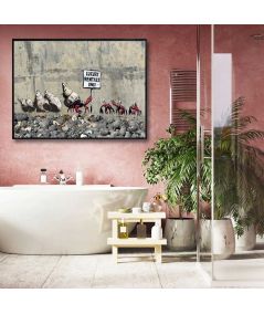 Banksy plakat w ramie - Kraby