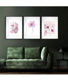 Plakaty z kwiatami do salonu