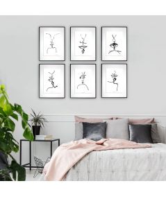 Plakaty do sypialni - Inspiracje miłosne (plakaty 6 sztuk)