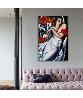 Obrazy na ścianę - Łempicka Tamara obraz na płótnie - Portret Iry Perot