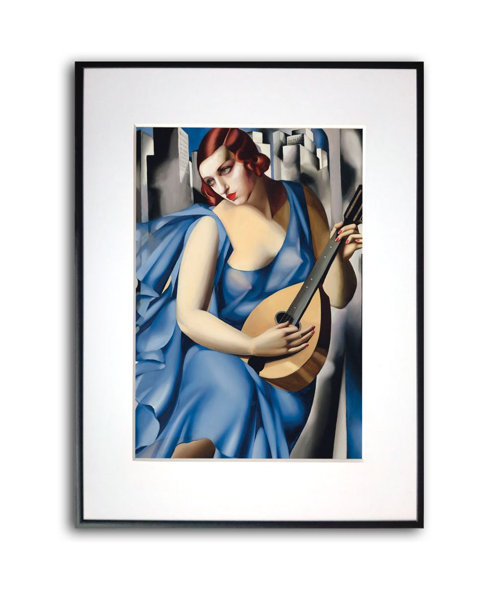 Lempicka plakat na ścianę - Kobieta z mandoliną