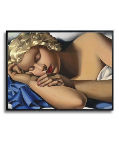 Plakat Łempickiej na zamówienie - Śpiąca dziewczyna (Kizette)