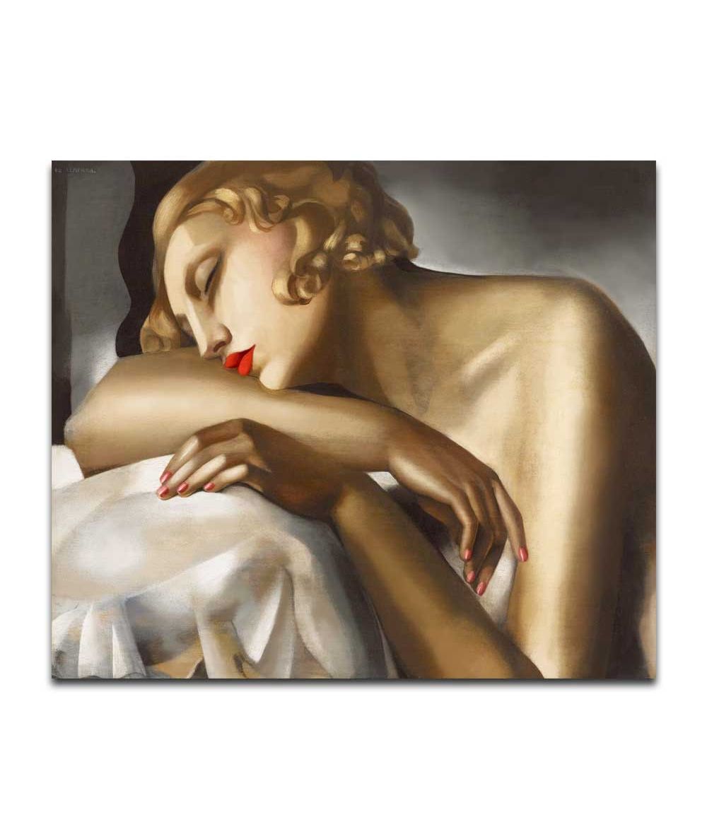 Obrazy na ścianę - Łempicka obraz - Śpiąca kobieta