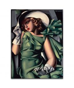 Obrazy na ścianę - Obraz na płótnie - Łempicka - Kobieta w zielonej sukni