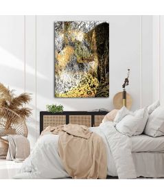 Obrazy na ścianę - Obraz abstrakcja leśna na płótnie - Wspaniały las