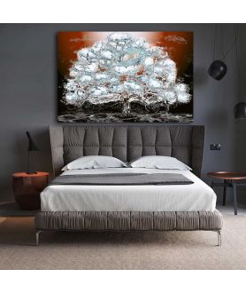 Obrazy na ścianę - Obraz do salonu, sypialni z drzewem - Upał