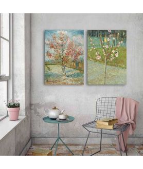 Obrazy na ścianę - Obraz Vincenta van Gogha - Różowe drzewo brzoskwiniowe