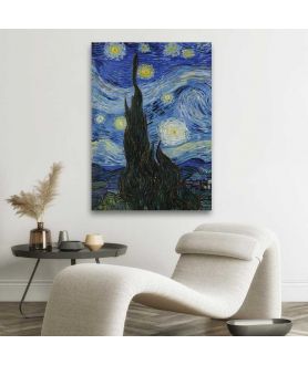 Obrazy na ścianę - Obraz drukowany - Van Gogh - Gwiaździsta noc (pionowy)