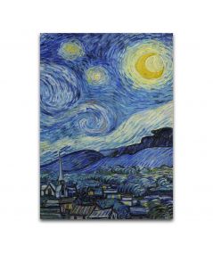 Obrazy na ścianę - Obraz Gwiaździsta noc (pionowy prawy) Vincenta van Gogha