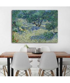 Obrazy na ścianę - Vincent van Gogh obraz krajobraz - Gaj oliwny 1