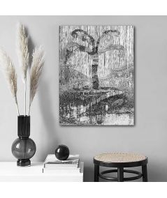 Obrazy na ścianę - Obraz nowoczesny - Drzewo mojej wyobraźni czarno białe