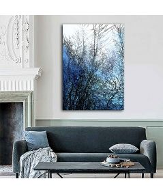 Obrazy na ścianę - Obraz natura na płótnie - Granatowa mgła