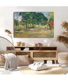 Obrazy na ścianę - Paul Gauguin obraz na płótnie - Paysage aux trois arbres (Krajobraz z trzema drzewami)