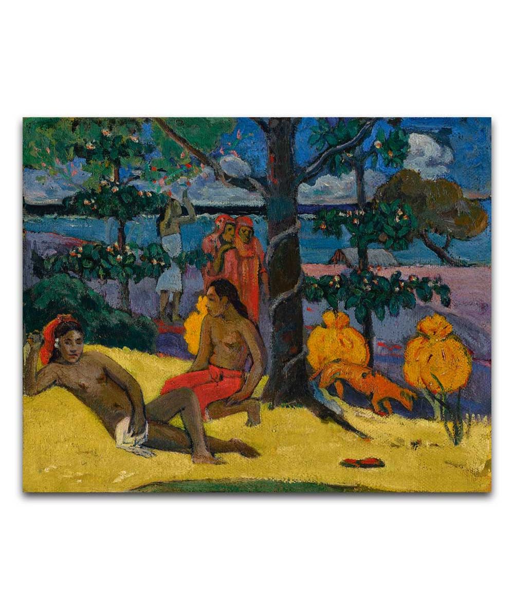 Obrazy na ścianę - Obraz Gauguin na płótnie - La Femme aux mangos (II)