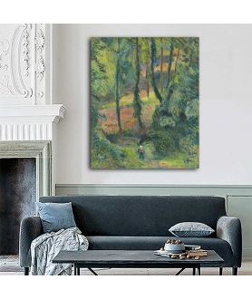 Obrazy na ścianę - Obraz reprodukcja Paul Gauguin - Chemin creux dans une pente