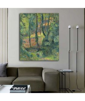 Obrazy na ścianę - Obraz reprodukcja Paul Gauguin - Chemin creux dans une pente