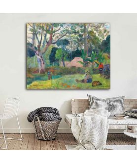 Obrazy na ścianę - Paul Gauguin obraz na płótnie - Te raau rahi (Wielkie drzewo)