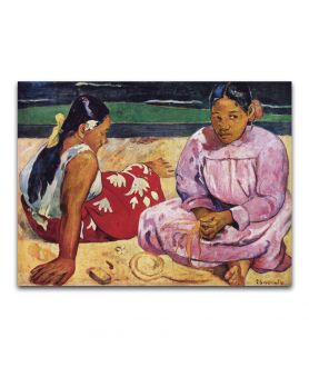 Obrazy na ścianę - Obraz drukowany Paul Gauguin - Femmes de Tahiti (Tahitańskie kobiety na plaży)