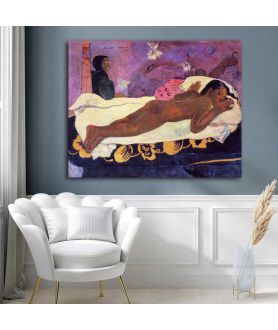 Obrazy na ścianę - Obraz do sypialni Paul Gauguin - Manao tupapau