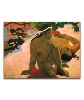 Obrazy na ścianę - Obraz Gauguin - Aha Oe Feil ? (Jesteś zazdrosna?)