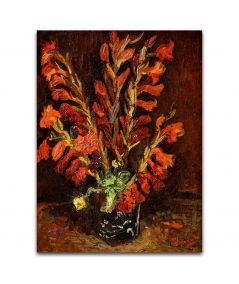 Obrazy na ścianę - Vincent van Gogh obraz - Martwa natura, wazon z mieczykami