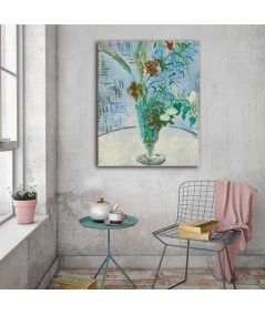 Obrazy na ścianę - Vincent van Gogh obraz - Kwiaty w szkle