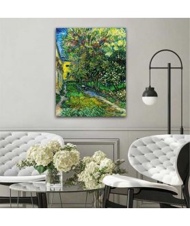Obrazy na ścianę - Obraz canvas Vincent van Gogh - Ogród w Saint-Rémy