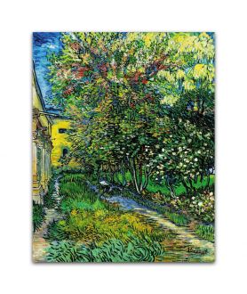 Obrazy na ścianę - Obraz canvas Vincent van Gogh - Ogród w Saint-Rémy