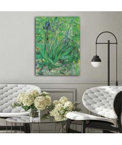 Obrazy na ścianę - Obraz kwiat na płótnie Vincent van Gogh - Irys
