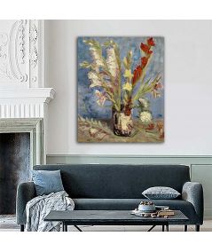 Obrazy na ścianę - Obraz Vincent van Gogh - Waza z mieczykami i astrami