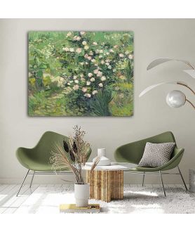 Obrazy na ścianę - Obraz Vincent van Gogh - Róże w ogrodzie