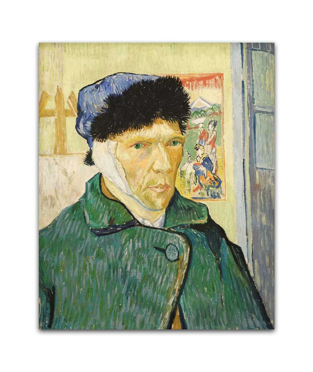 Obrazy na ścianę - Obraz Vincent van Gogh - Autoportret z zabandażowanym uchem
