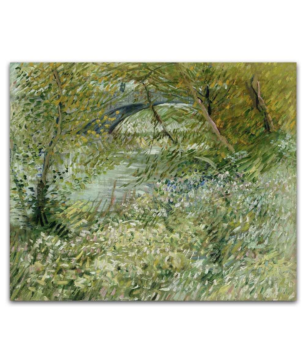 Obrazy na ścianę - Obraz Vincent van Gogh - Brzeg rzeki na wiosnę