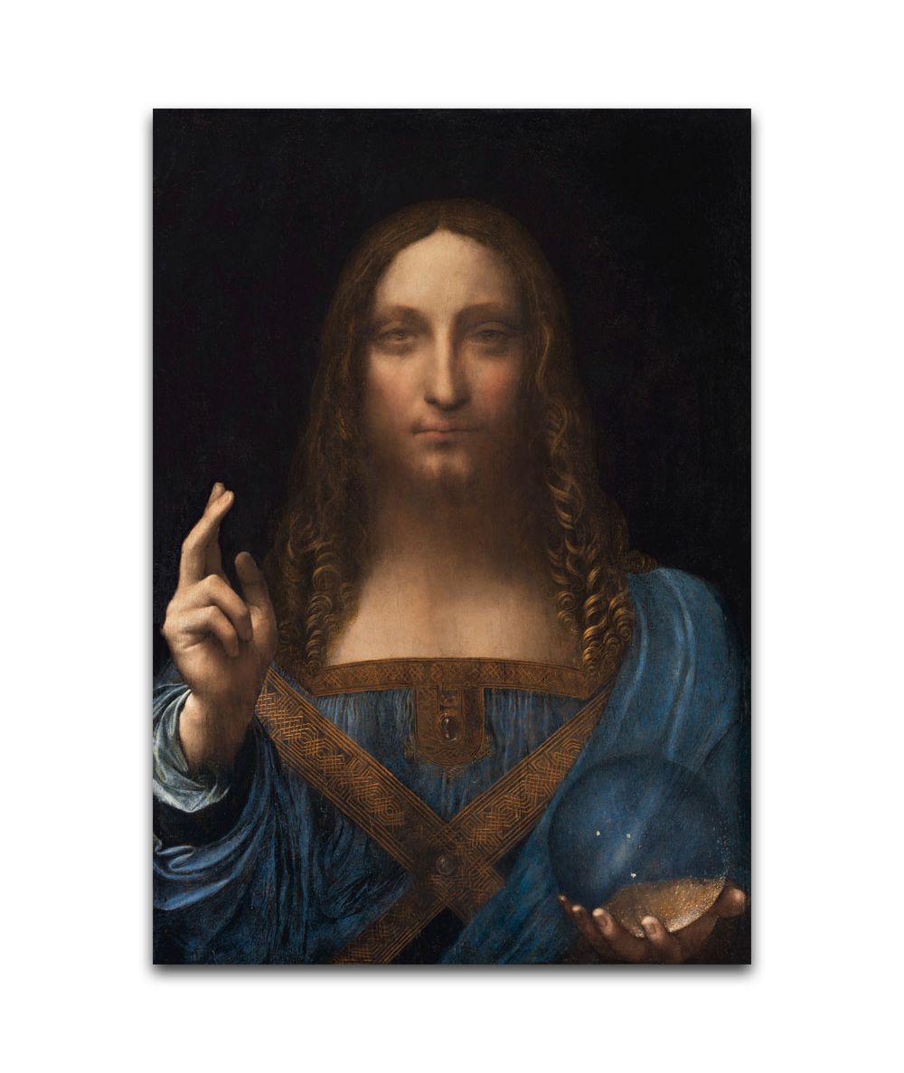 Obrazy na ścianę - Obraz Leonardo da Vinci - Zbawiciel świata