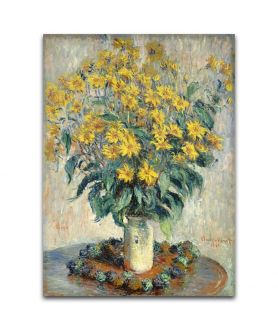 Obrazy na ścianę - Obraz Claude Monet - Kwiaty karczocha jerozolimskiego