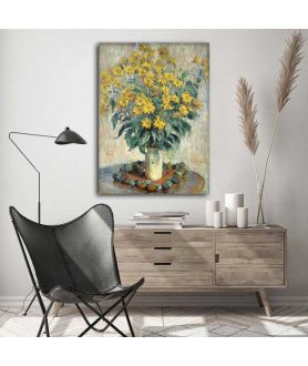 Obrazy na ścianę - Obraz Claude Monet - Kwiaty karczocha jerozolimskiego