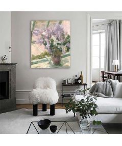 Obrazy na ścianę - Obraz Mary Cassatt Bzy w oknie
