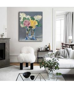 Obrazy na ścianę - Obraz na płótnie Edouard Manet - Bez i róże