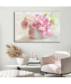Obrazy na ścianę - Obraz na płótnie - Kwiaty różowego dnia