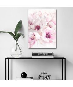 Obrazy na ścianę - Obraz na płótnie - Różowa kompozycja kwiatów