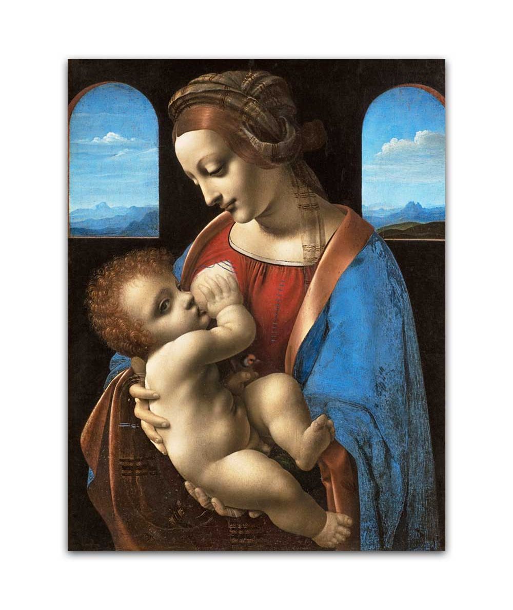Obrazy religijne - Obraz na ścianę - Leonardo da Vinci - Madonna Litta