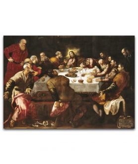 Obrazy religijne - Obraz na płótnie - Tintoretto - Ostatnia Wieczerza