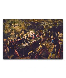 Obrazy na ścianę - Obraz religijny - Jacop Tintoretto - Ostatnia Wieczerza