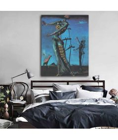 Obrazy na ścianę - Obraz na płótnie Salvadora Dali - Płonąca żyrafa