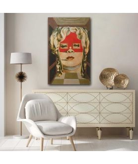 Obrazy na ścianę - Obraz na płótnie Salvador Dali - Twarz Mae West