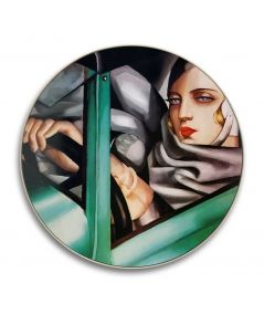 Okrągłe obrazy - Okrągły obraz na płótnie - Autoportret Tamary