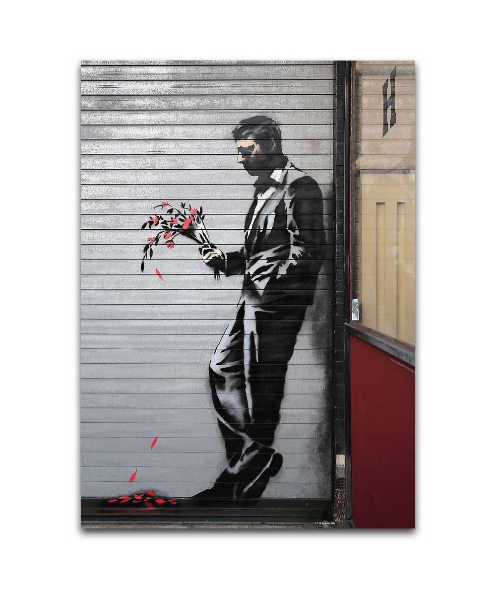 Obrazy na ścianę - Obraz na płótnie - Banksy - Czekający