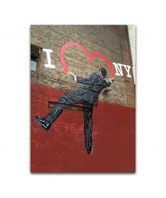 Obrazy na ścianę - Obraz graffiti na płótnie - Banksy - Kocham NY