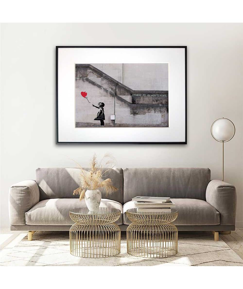 Poster Banksy Girl with balloon There is always hope - sklep Grafiki ...